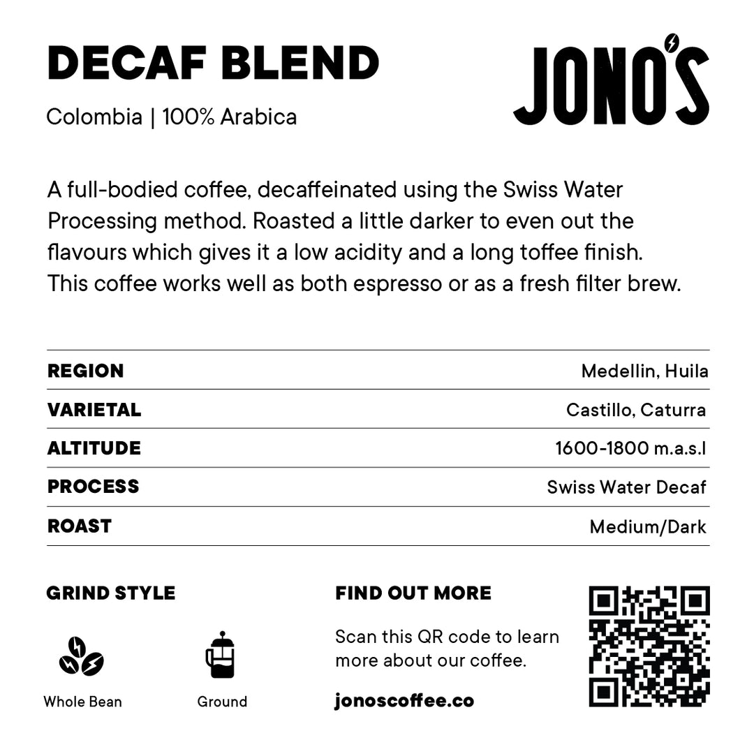 Decaf Blend – JONO'S COFFEE